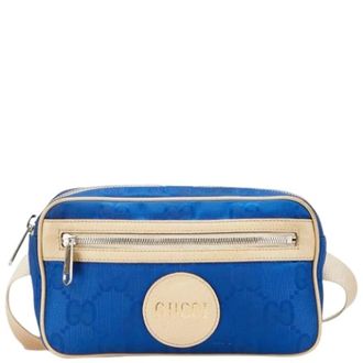 Gucci Pre-owned Belt Bags, male, Blue, Size: ONE SIZE Pre-owned Sling Bag