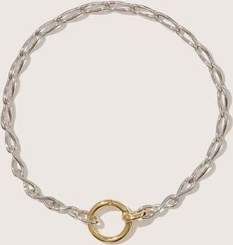 Otiumberg Sterling Silver and 14kt Gold Vermeil Eternal Link up Bracelet at Nordstrom