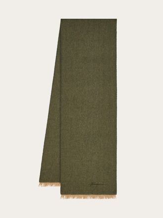 Ferragamo Men Cashmere scarf Green