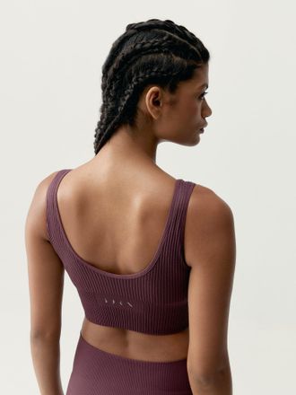 Born Living Yoga Top Flow Dark Cherry