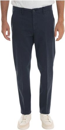 Harmont & Blaine Cavallery Slim Fit Chino - Heren - Chinos - Blauw - L - Katoen - Broeken