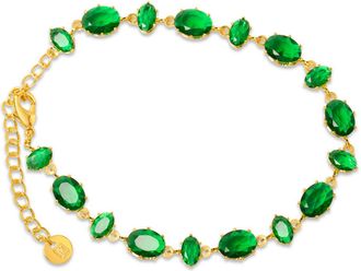 Bruno Magli Michela Gold Bracelet, Smeraldo