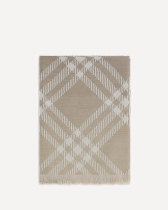 Burberry Wool and silk Scarf Female UNI