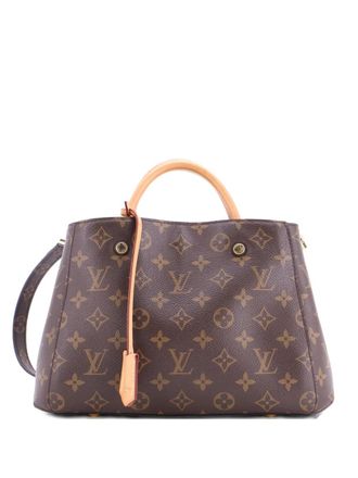 Louis Vuitton Montaigne Handbag Monogram Canvas BB satchel - Brown