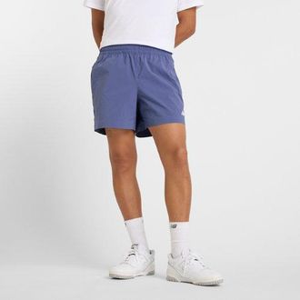 New Balance Mens Athletics Stretch Woven Short 5 in Blue Polywoven, size X-Large