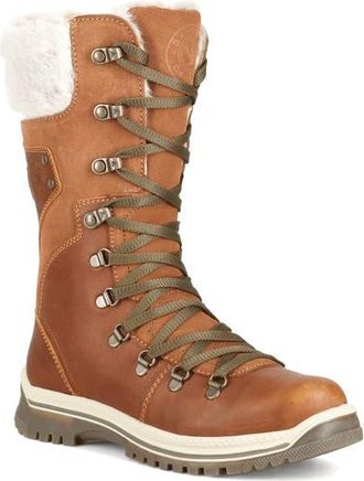 Santana Canada Marlowe Waterproof Winter Boot in Cognac /Hunter at Nordstrom, Size 11