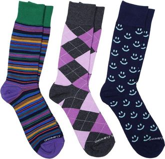 Unsimply Stitched Set Of 3 Crew Sock