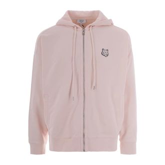Maison Kitsun&eacute; Zip-throughs, male, Purple, Size: M Zip-throughs