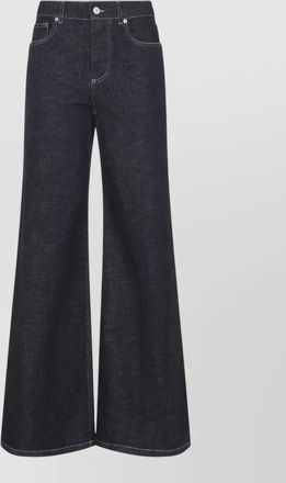 Marni denim mid-rise wide-leg jeans