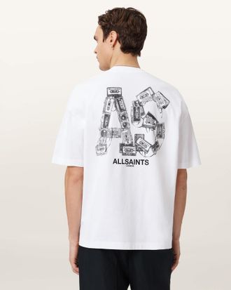 AllSaints Mixtape Oversized Graphic T-Shirt
