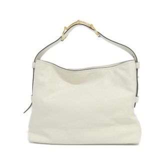 Gucci Pre-owned Vintage Handbag - Dames - Pre-owned - Wit - Maat: ONE Size Leer