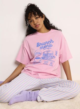 Twik Womens Playful print loose T-shirt