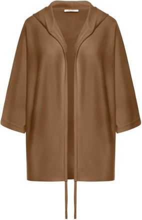 Max Mara Cardigans, female, Brown, M, Brown Knitwear Aw25 Stylish Jumper