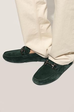 Ferragamo Parigi New Loafers, Mens, Green