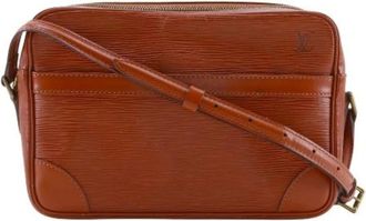 Louis Vuitton Pre-owned Cross Body Bags, male, Brown, Size: ONE SIZE Pre-owned Trocadero27 Epi Shoulder Bag
