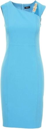 Liu Jo Dames, Jurken, Blauw, Maat: S