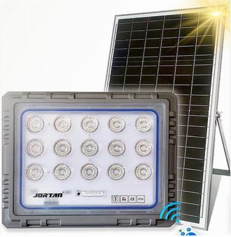 Trade Shop Trade Shop Traesio - Trade Shop - Faro 600 Watt Con Pannello Solare Luce Forte Telecomando Batteria Lunga Durata