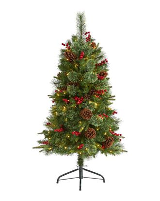 Nearly Natural 4ft Norway Mixed Pine Artificial Christmas Tree