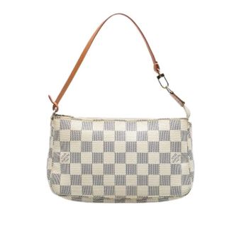 Louis Vuitton Pre-owned Shoulder Bags, female, White, Size: ONE SIZE Pre-owned Canvas Shoulder Bag