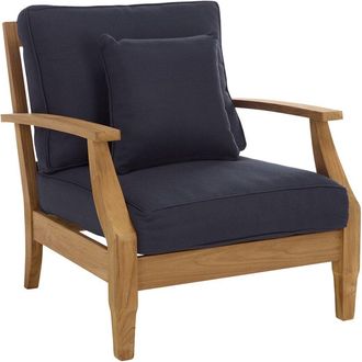 Safavieh Couture Martinique Wood Patio Armchair