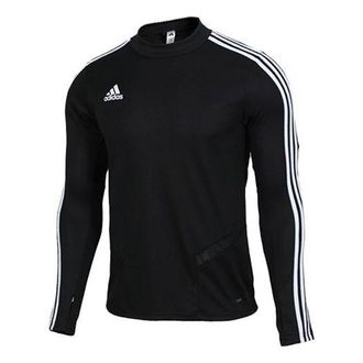adidas neo Side Stripe Sports Round Neck Pullover Asia Edition Black DJ2592