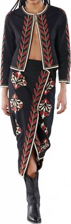 Carolina K Womens Loren Skirt In Black