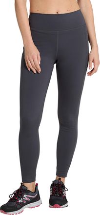 Mountain Warehouse Breeze Womens Full Length Hiking Leggings Dark Grey Womens Size 20