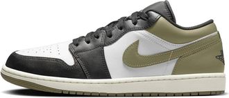 Nike Jordan Schoenen, Heren, Groen, 47 1/2 EU, Leer, Air Jordan 1 Low