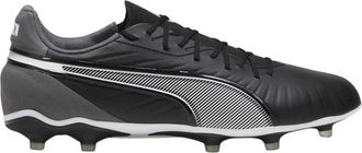 Puma Heren King Match Stevige Grond Voetbalschoenen (Puma zwart/wit)