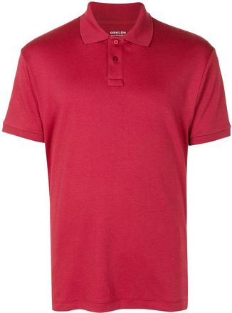 Osklen short-sleeve polo shirt - men - Cotton - GG - Red
