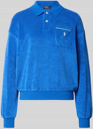 Polo Ralph Lauren Regular Fit Poloshirt aus Baumwoll-Mix in Bleu, Gr&ouml;&szlig;e XXL