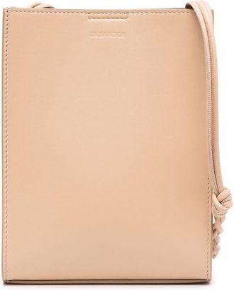 Jil Sander Tangle small messenger bag - men - Calf Leather - One Size - Neutrals