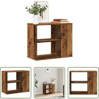 vidaXL Credenza in legno - Mobiletto Laterale Legno Antico 60x30x50 cm Legno Multistrato