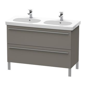Duravit Duravit X-large Mueble De Pared 6518, 2 Extra&iacute;bles, 1150mm Para C&oacute;digo D 034812, Color (frente/cuerpo): Flanela Gris Seda Lacado Mate - Xl651809090