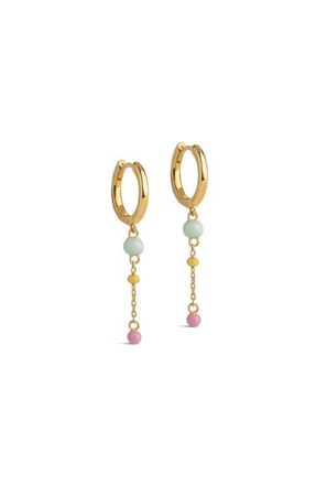 Enamel Copenhagen Lola Bold Hoops in Rainbow at Nordstrom