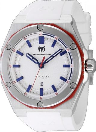 Technomarine TM-416066 Mens Coral Legacy Watch - Silver - One Size