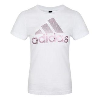 adidas (WMNS) adidas Bos Foil Tee Short Sleeve White DV3033