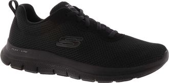 Skechers Flex Appeal 4 Wide Womens Running Trainers Black 8 UK