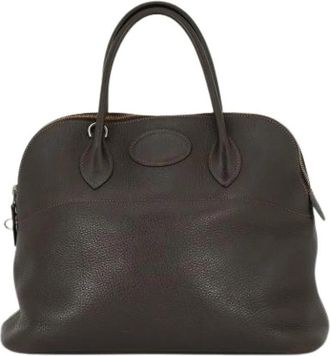 Herm&egrave;s Pre-owned Vintage Shoulder Bag - Dames - Vintage Handtas - Bruin - ONE Size - Leer - Vintage
