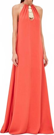 Alexis Celestino Dress In Red Orange