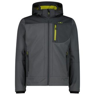F.lli Campagnolo Jacket Zip Hood Softshell Softshelljacke f&uuml;r Herren | grau