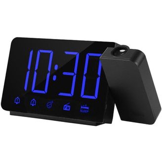 OEM (blu-ray) Proyector De 180 Grados, Radio Despertador Con Proyecci&oacute;n, Reloj Electr&oacute;nico Con Pantalla Led, Reloj Despertador Digital Con Proyecci&oacute;n, Ali