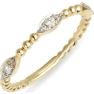 Meira T Marquise Cut Diamond Ring in Yellow at Nordstrom, Size 6.5