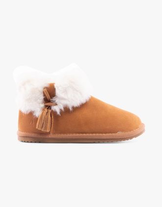 Hush Puppies Womens Hush Puppies AYANA Womens Slippers Tan - Brown - Size: 3
