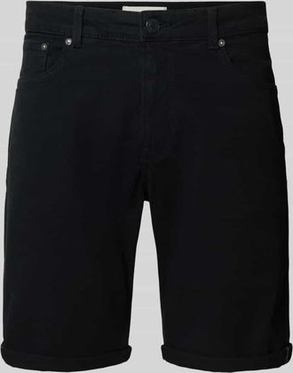 Jack & Jones Jack & Jones Jeansshorts mit Umschlag und Eingrifftaschen Modell RICK ALLEN in Black, Gr&ouml;&szlig;e XXL