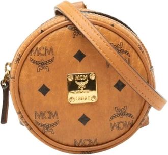 MCM Pre-owned Canvas Zip-Around Pouch - - Pre-owned - Donna - Marrone - ONE SIZE
