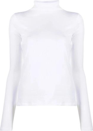 Vince Roll Neck Sweater - Dames - Coltruien - Wit - XS - Katoen - Truien & Vesten