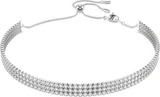 Swarovski Choker Matrix Tennis - Bianco
