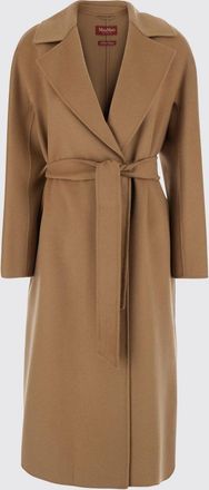 Max Mara Cappotto lungo a vestaglia in lana e cashmere con cintura in vita