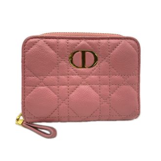Dior Pink Leather Wallet (Bi-Fold) (Pre-Owned)